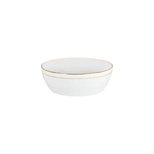 XM GOLD RIM SALAD BOWL 23CM