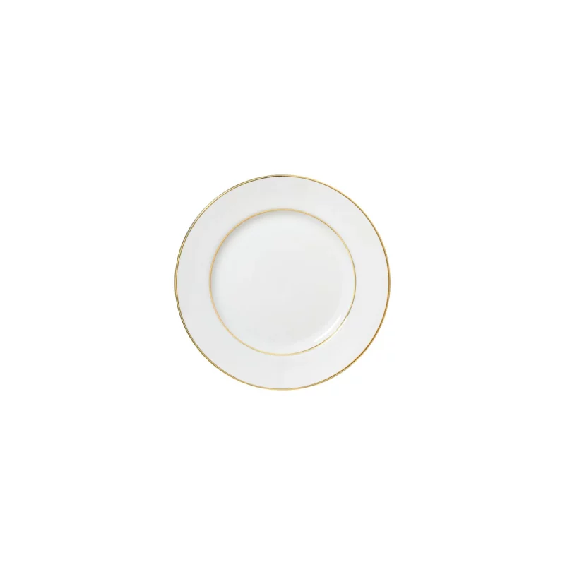 XM GOLD RIM DESSERT PLATE 20CM