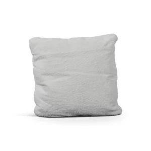 PILLOW 45X45 WHITE TEDDY FB