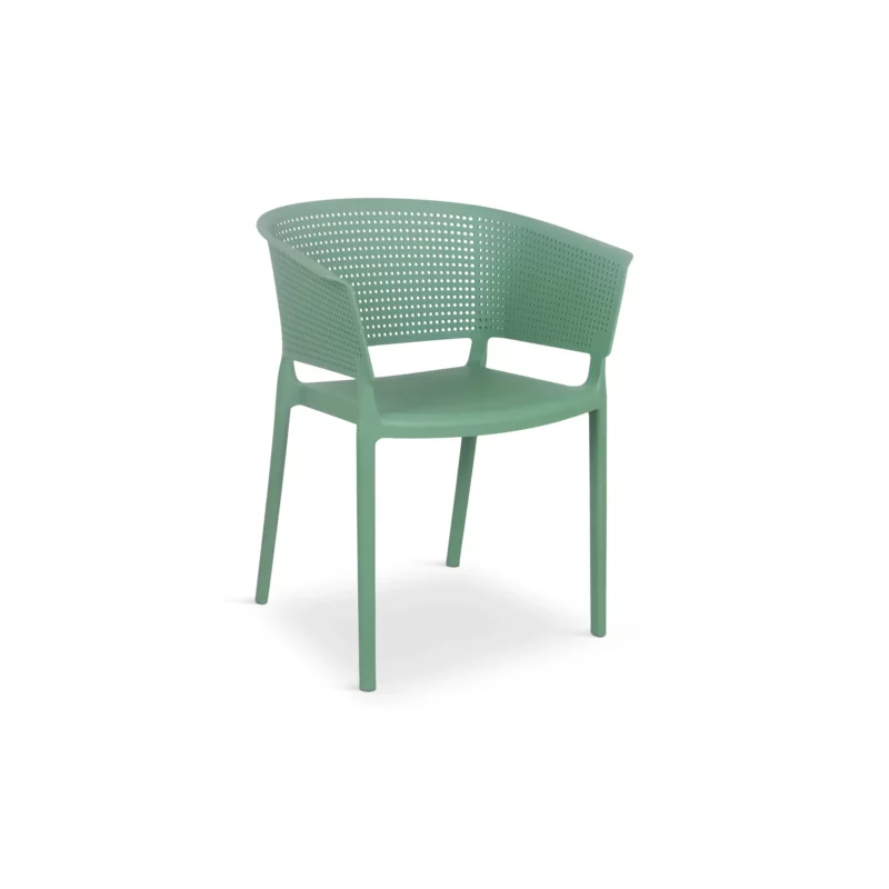 PP-872-GREEN-G-09-1 Anemone Plastic Chair
