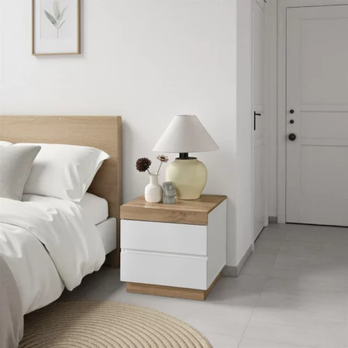 JAROM Wotan Oak Effect Night Stand