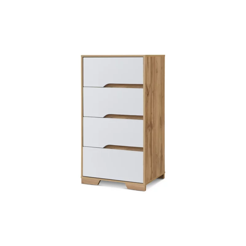 CHEST 4DR WOTAN OAK+AMC WHITE