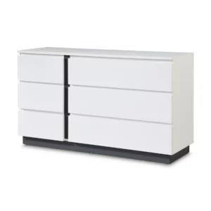 DRESSER AMC WHITE+DARK GREY
