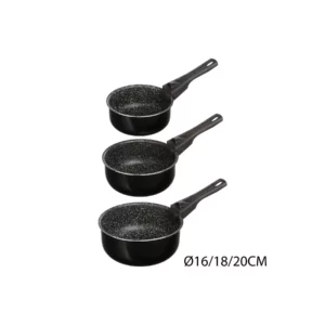 135112 3SAUCEPAN 16/18/20CM PRESSED