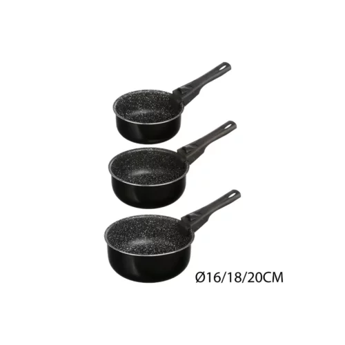 3SAUCEPAN 16/18/20CM PRESSED