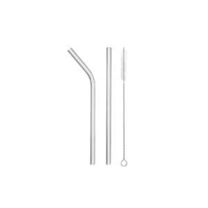 GLASS STRAWS X6 + BRUSH