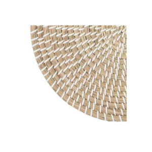 WHITE REED PLACEMAT 35CM