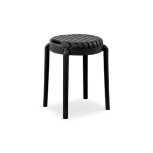1813-BLACK-7188-2 CHIARI Plastic Stools
