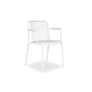1819-WHITE-70029-2 SAMONA Plastic Chair
