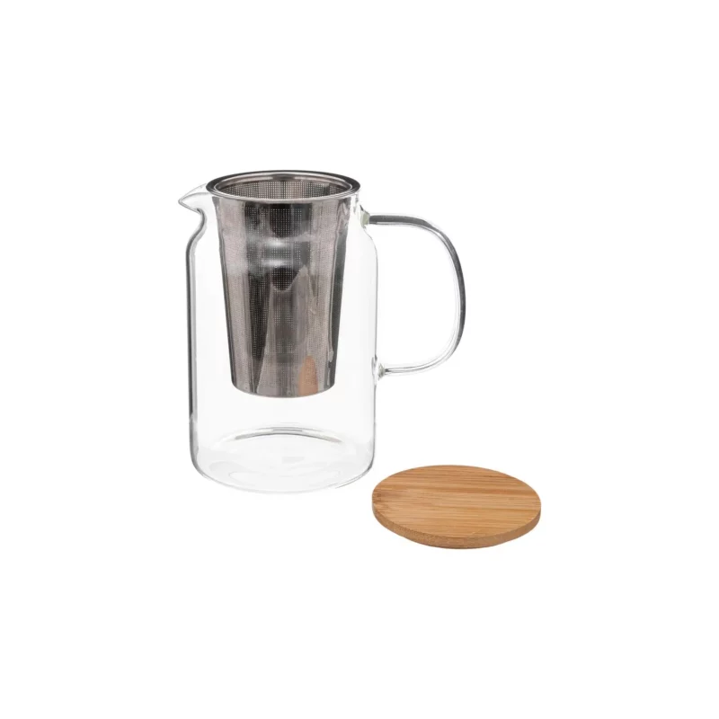 188874-2 MIA GLASS TEAPOT 90CL