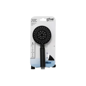 5 FCTN BLACK HAND SHOWER