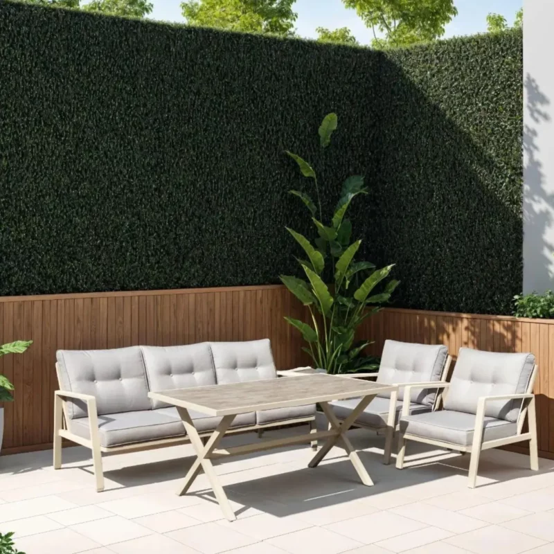 514312XL-BEIGEWHITE-2 Rella Dining Chair