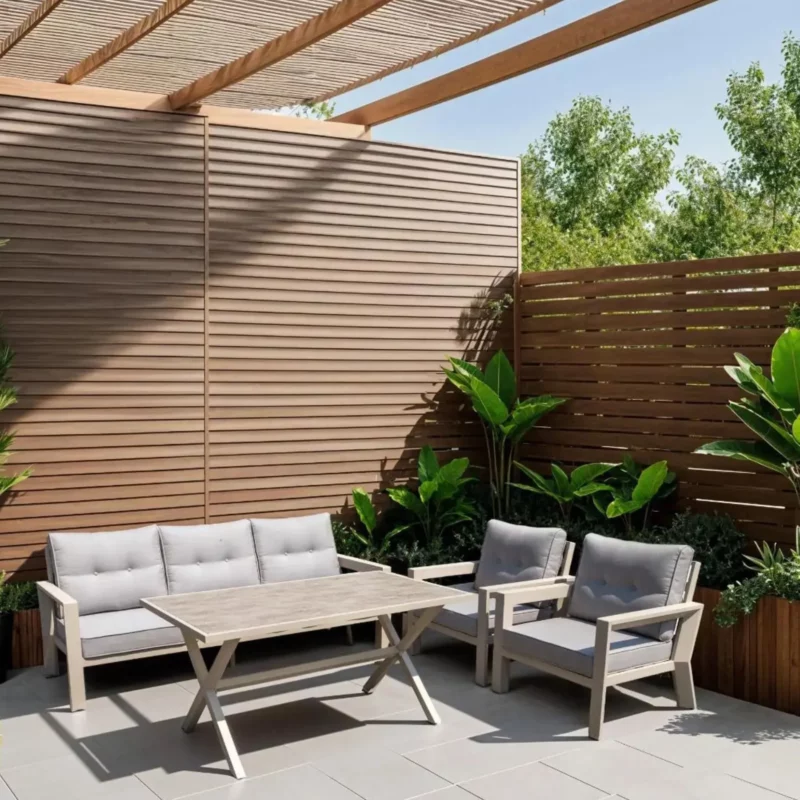 514725XL-BEIGEWHITE-1 COMBUSA Dining Chair