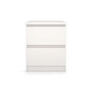 7623049 NAIA NIGHTSTAND 2DRW WHITE