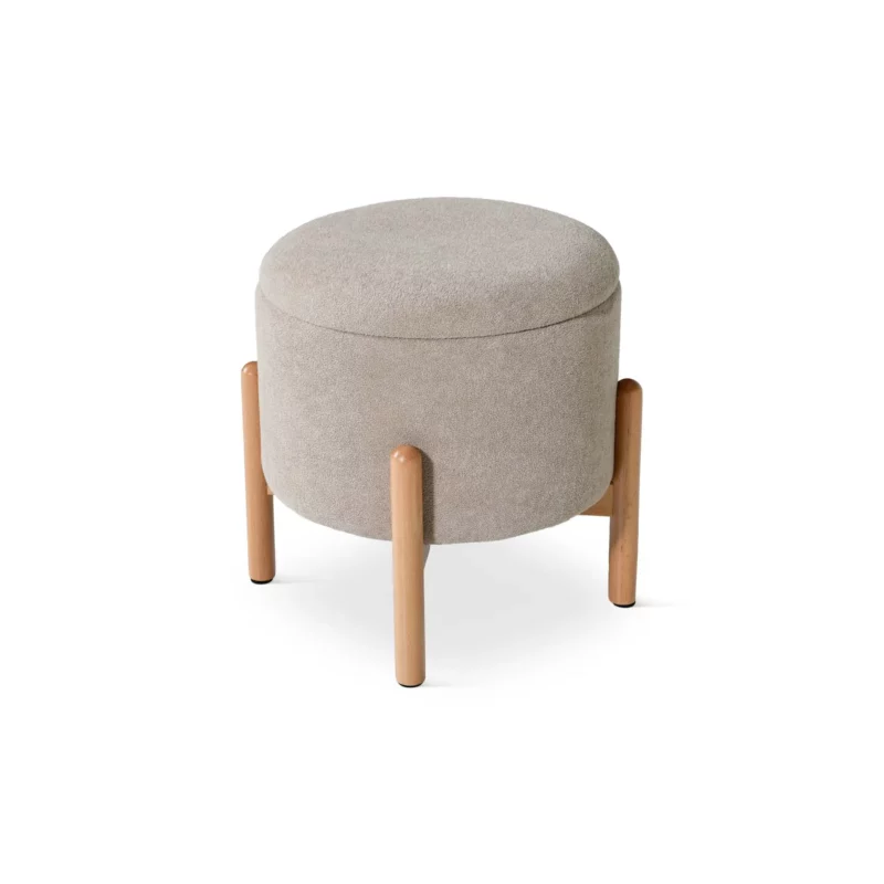 HS-WL12-BEIGE-15 POGIO Pouf