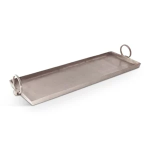 ANGOLO TRAY ALUM SILVER 75x24x