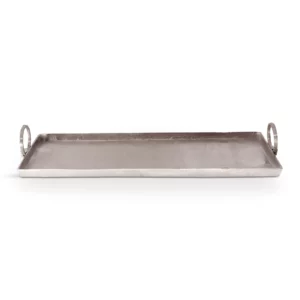 ANGOLO TRAY ALUM SILVER 75x24x