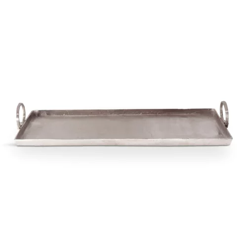 ANGOLO TRAY ALUM SILVER 75x24x