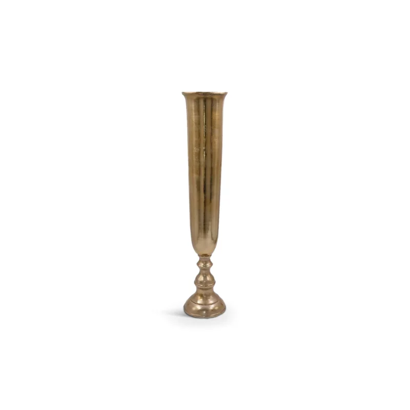 FLORES VASE ALUMINIUM GOLD