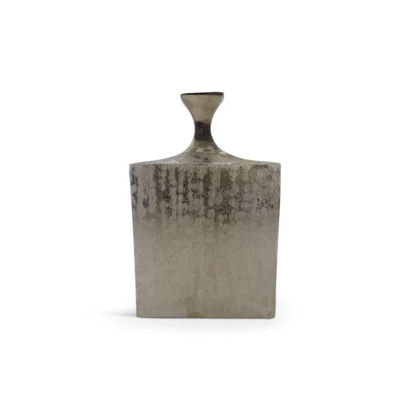 FLASCHE VASE ALUMINIUM SILVER