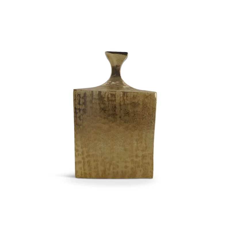 FLASCHE VASE ALUMINIUM GOLD