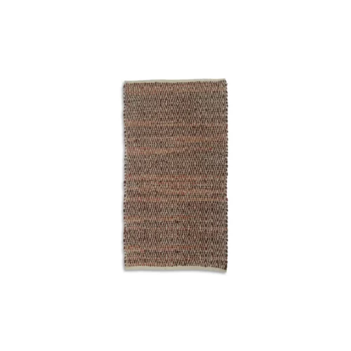 ROMBO CARPET LEATHER BRN BEIGE