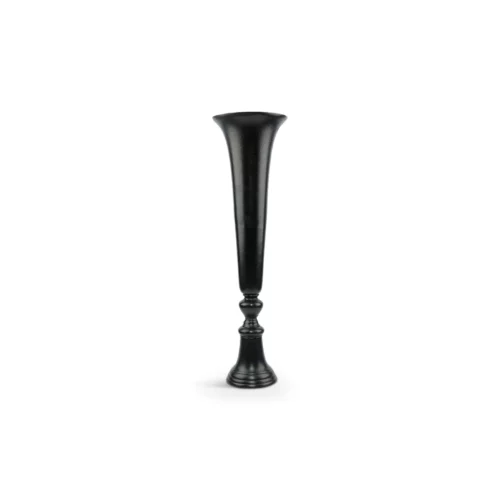FLORES VASE ALUMINIUM BLACK
