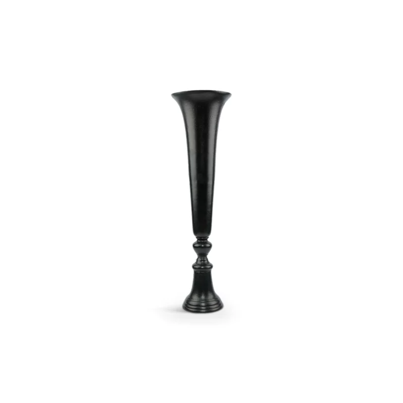 FLORES VASE ALUMINIUM BLACK