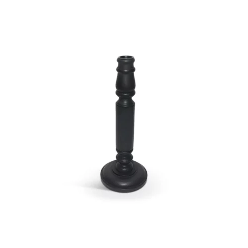 CLASSIC CANDLE HOLDER WOOD BLK