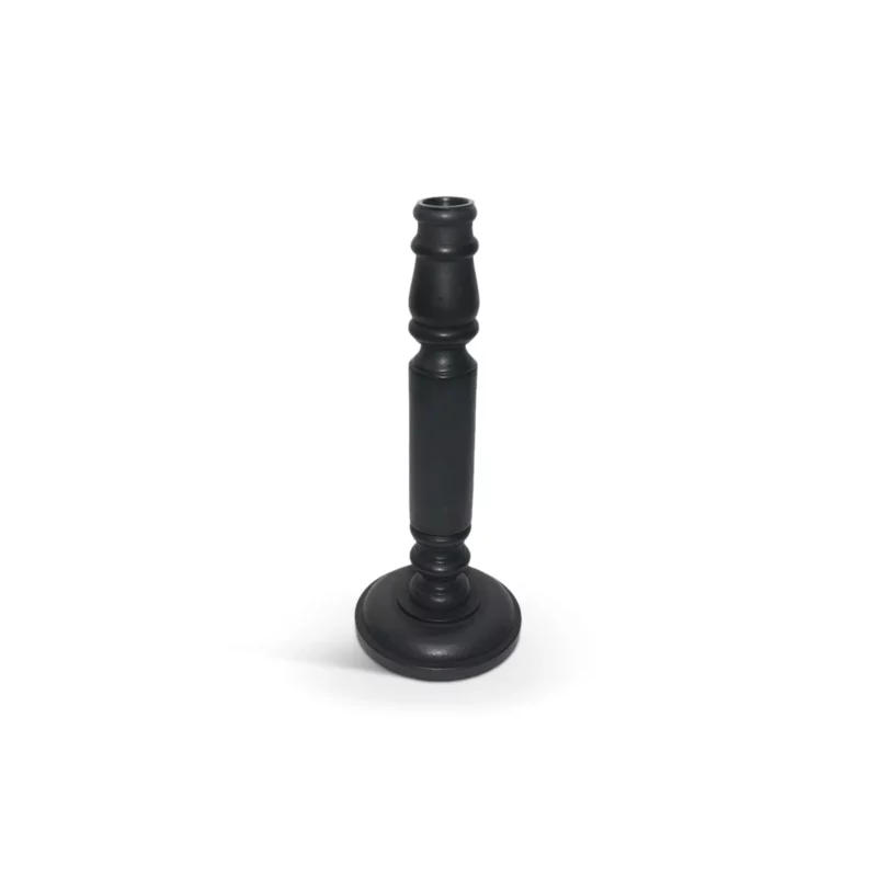 CLASSIC CANDLE HOLDER WOOD BLK