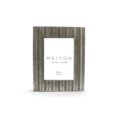 FISHBONE FRAME SILVER