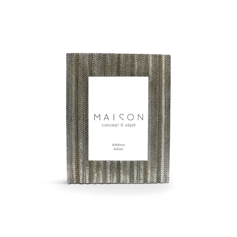 FISHBONE FRAME SILVER