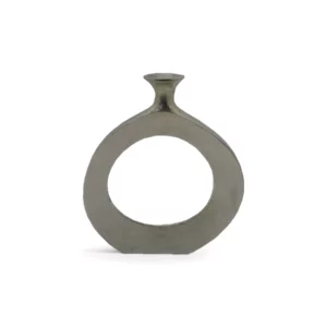 HAND-PAINTED GRID VASE A