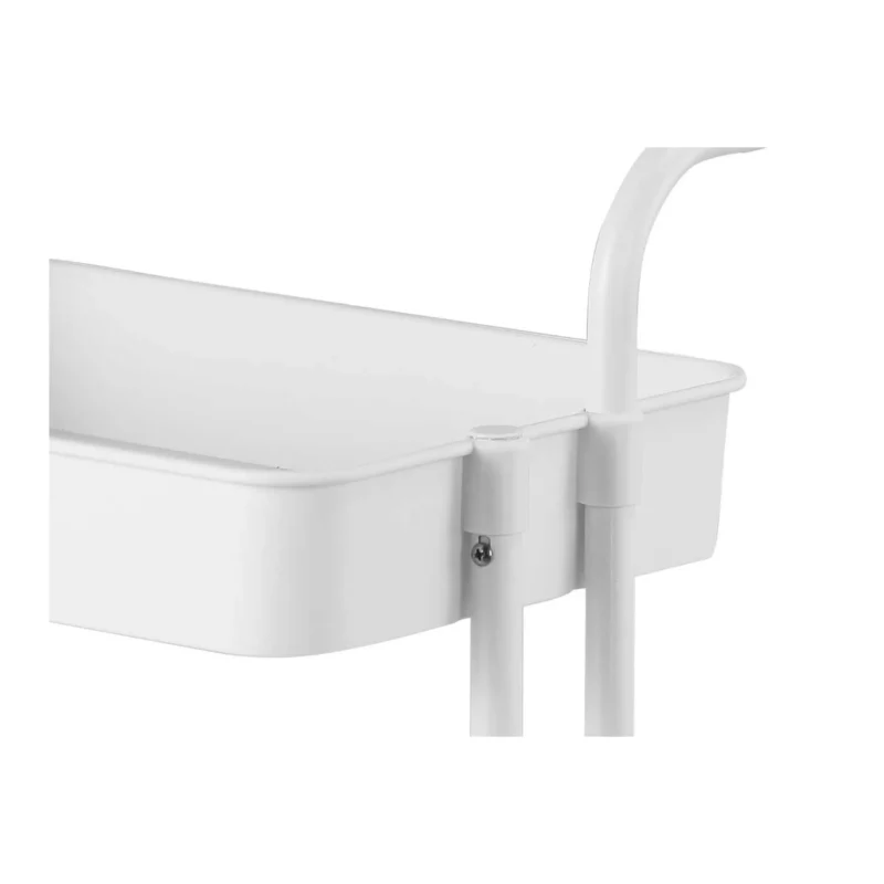 WHITE PLASTIC ORGANISER TROLLE