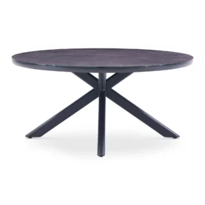 OUTDOOR DNG SET RND TBL D.GREY