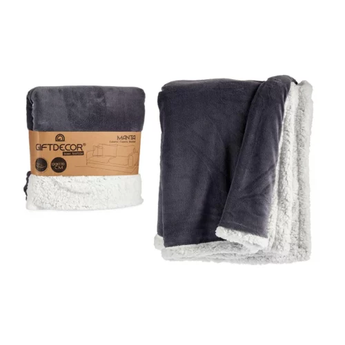 130X170CM DARK GREY CORAL