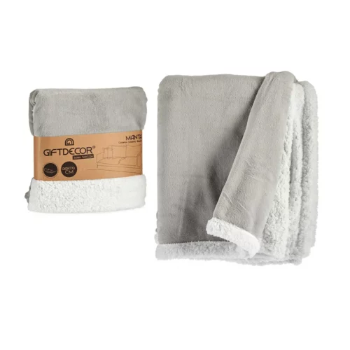 130X170CM LIGHT GREY CORAL