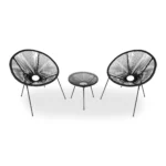 BNS-100145ET-BLACK LIVORNO Outdoor Lounge