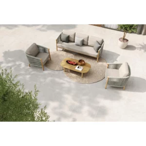 OUTDOOR SET BY8016S51 TEAK GRY