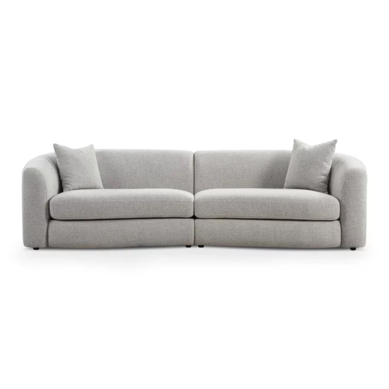 4 SEATER SOFA LIGHT GREY FB