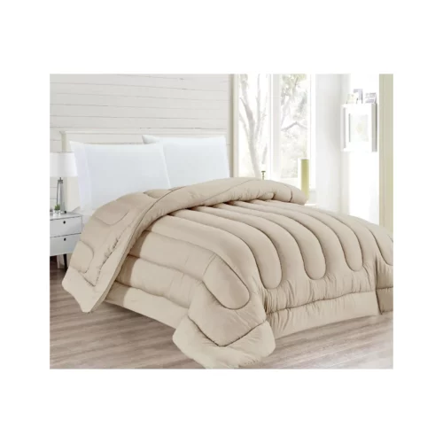 DYED QUILT 180X240 BEIGE