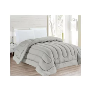 DYED QUILT 180X240 SILVER