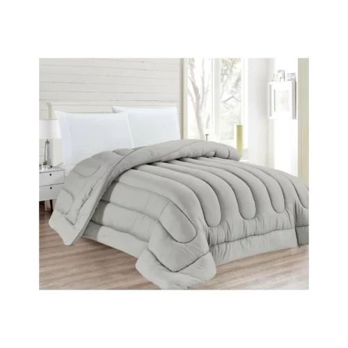 DYED QUILT 260X240 SILVER