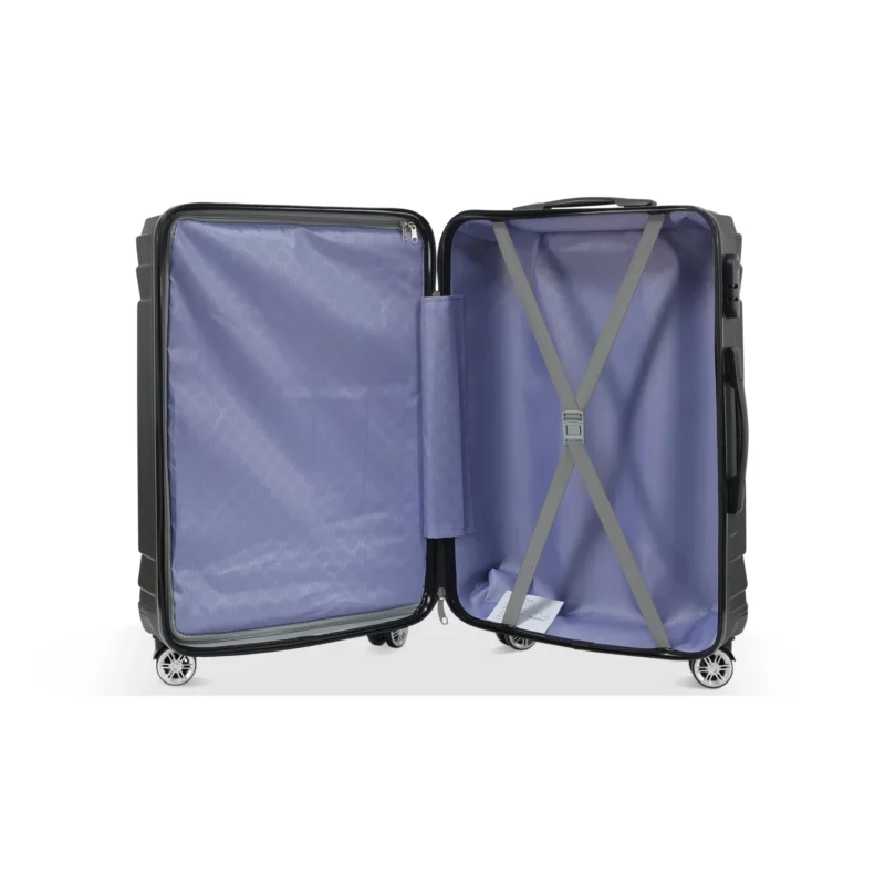 TPL-3003-BLACK-24-3 TROLLEY SUITCASE 24 BLACK
