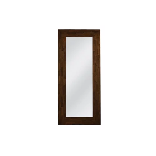 WOODY MIRROR STANDING BROWN