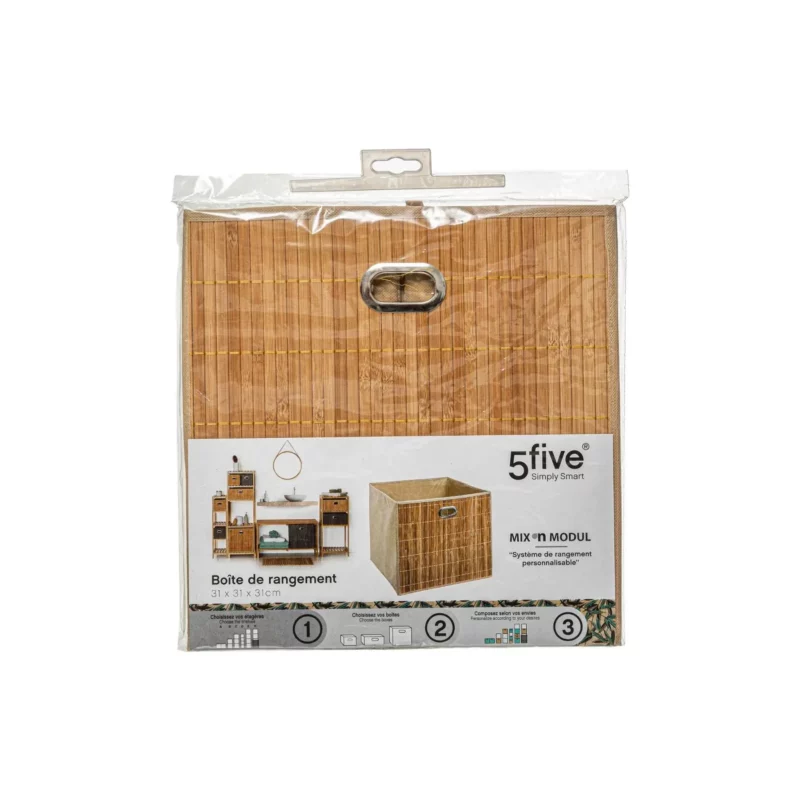 155967A-2 BASKETS 31X31 BAMBOO NAT