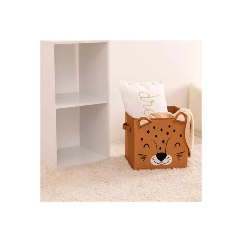 158629C-2 LEOPARD VELVET STORAGE