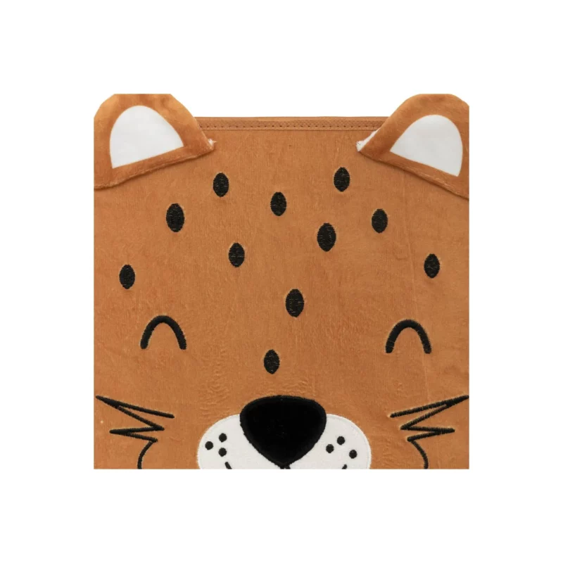 158629C-3 LEOPARD VELVET STORAGE