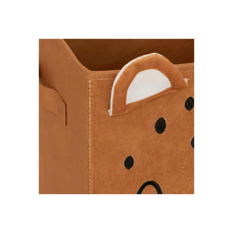 158629C-4 LEOPARD VELVET STORAGE