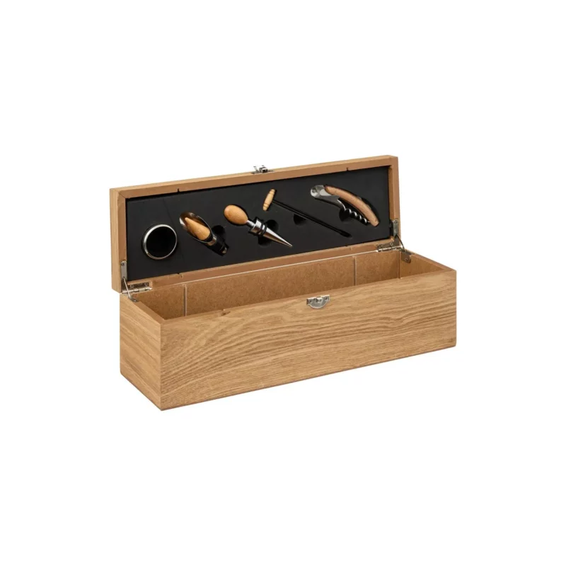 SOMMELIER KIT 5PCS WOOD MARC